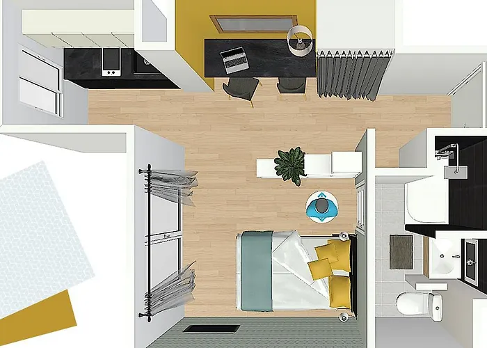 公寓 Contemporain Proche Meteo, Cambo, Edf, Airbus & Thales