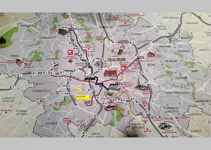 Apartamento Contemporain Proche Meteo, Cambo, Edf, Airbus & Thales Toulouse